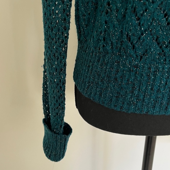 Vintage Armani Exchange Sweater - Green. Size XS-S - Picture 4 of 14